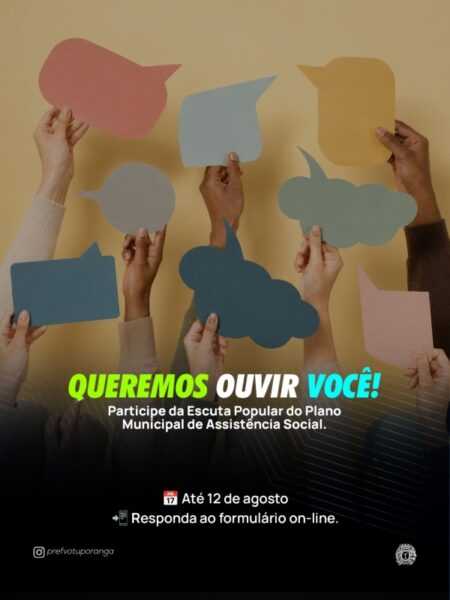 Escuta Popular vai orientar elaboração do Plano Municipal de Assistência Social escuta-popular-vai-orientar-elaboracao-do-plano-municipal-de-assistencia-social